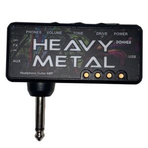 Donner Guitar Mini Pocket Headphone Amp Heavy Metal USB for Electric GuitarsREAD